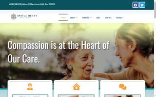 Opeful Heart Healthcare Services website