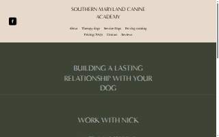 Southern Maryland Canine Academy website