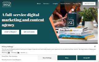 Agency 102 website