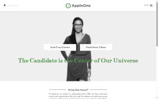 Apple One Employment Services website