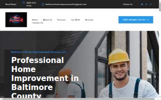 Baltimore Home Improvement Services website