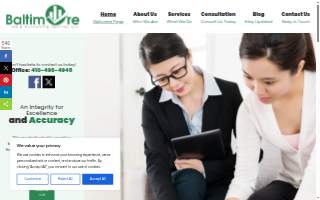 Baltimore Tax & Accounting Services,LLC website