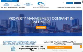 Bay Property Management Group of Milford Mill website