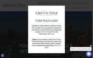 Crown Title Corporation website