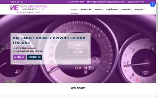 New Era Driving Academy of Milford Mill website