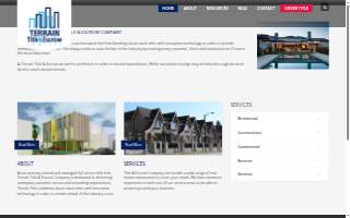 Terrain Title & Escrow Company of Milford Mill website