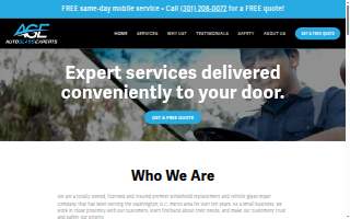 Auto Glass Experts website