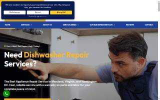 Dars Appliance Repair website