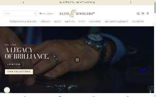 Elite Jewelers website