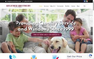 Kelemer Brothers Replacement Windows of Montgomery Village website