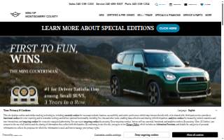 MINI of Montgomery County website