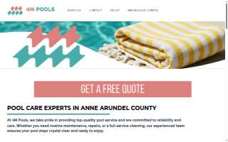 4M Pools, LLC of New Carrollton website
