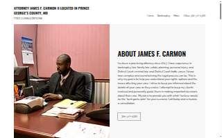 Attorney James F. Carmon II website