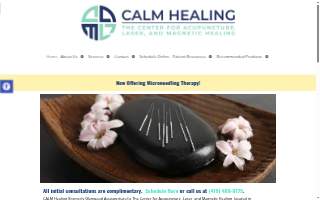 CALM Healing: The Center for Acupuncture, Laser, & Magnetic Healing of New Carrollton website