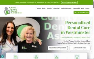 Carroll County Dental Specialists of New Carrollton website