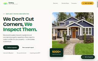 Century Inspections website