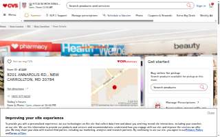 CVS Pharmacy of New Carrollton website