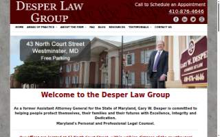Desper Law Group of New Carrollton website