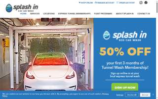 Splash In of New Carrollton website