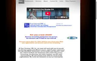 Your Christian CPA, Inc website