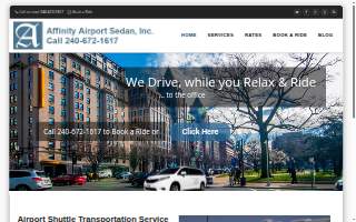 Affinity Airport Sedan, Inc. website