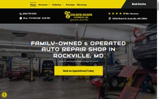 Golden Gears Automotive, Inc of North Bethesda website