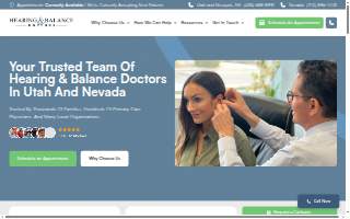 Hearing Doctors website