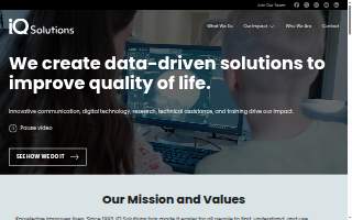 IQ Solutions Inc website