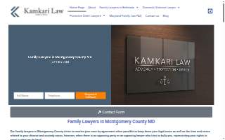 Kamkari Law of North Bethesda website