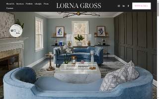 LORNA GROSS Interior Design website