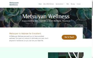 Metsuyan Wellness of North Bethesda website