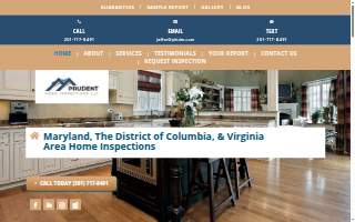 Prudent Home Inspections of North Bethesda website