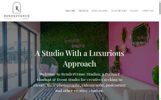 RendezVenue Studios website