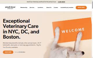 Small Door Veterinary - Bethesda of North Bethesda website