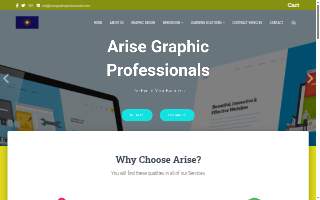 Arise Graphic Professionals of North Laurel website