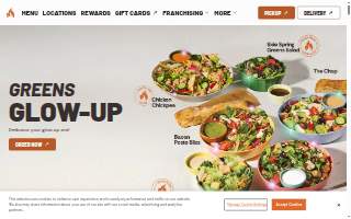 Blaze Pizza of Garner website