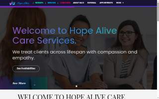 Hope Alive Care Services of North Laurel website