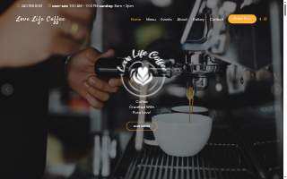 Love Life Cafe website