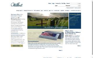 Washington Wilbert Vault Works, Inc. website