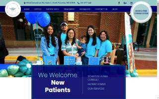 North Potomac Orthodontics website