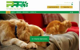 Potomac Pet Re-Treat website