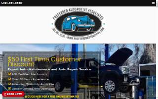 Preferred Automotive website