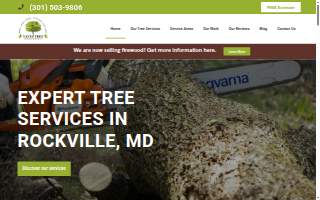 Yanez Tree Service Experts of North Potomac website