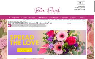 Bebe Floral website