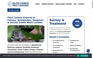 EliteForce Pest Control Odenton website