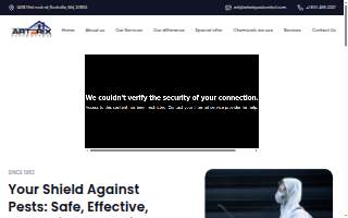 Arterix Pest Control, LLC of Olney website