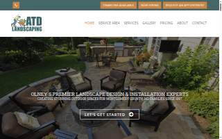 ATD Landscaping website
