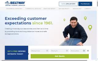 Beltway Movers Maryland website