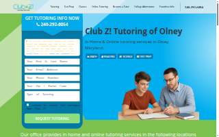 Club Z! In-Home & Online Tutoring of Olney, MD website