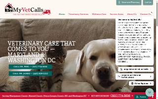 MyVetCalls website